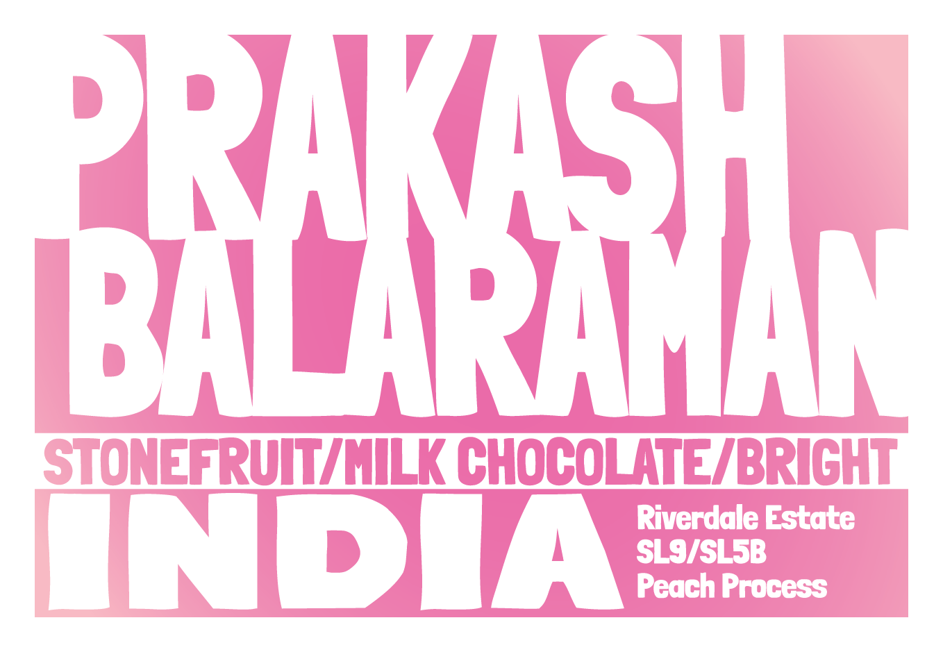 India - Riverdale Estate - Peach Natural Process